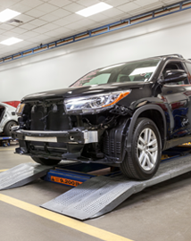 Toyota on vehicle lift | Fremont Toyota Lander in Lander WY