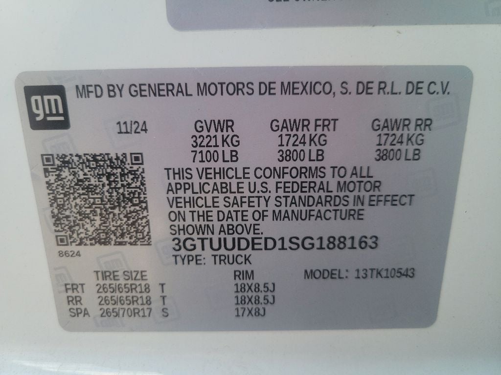 2025 GMC Sierra 1500 SLT