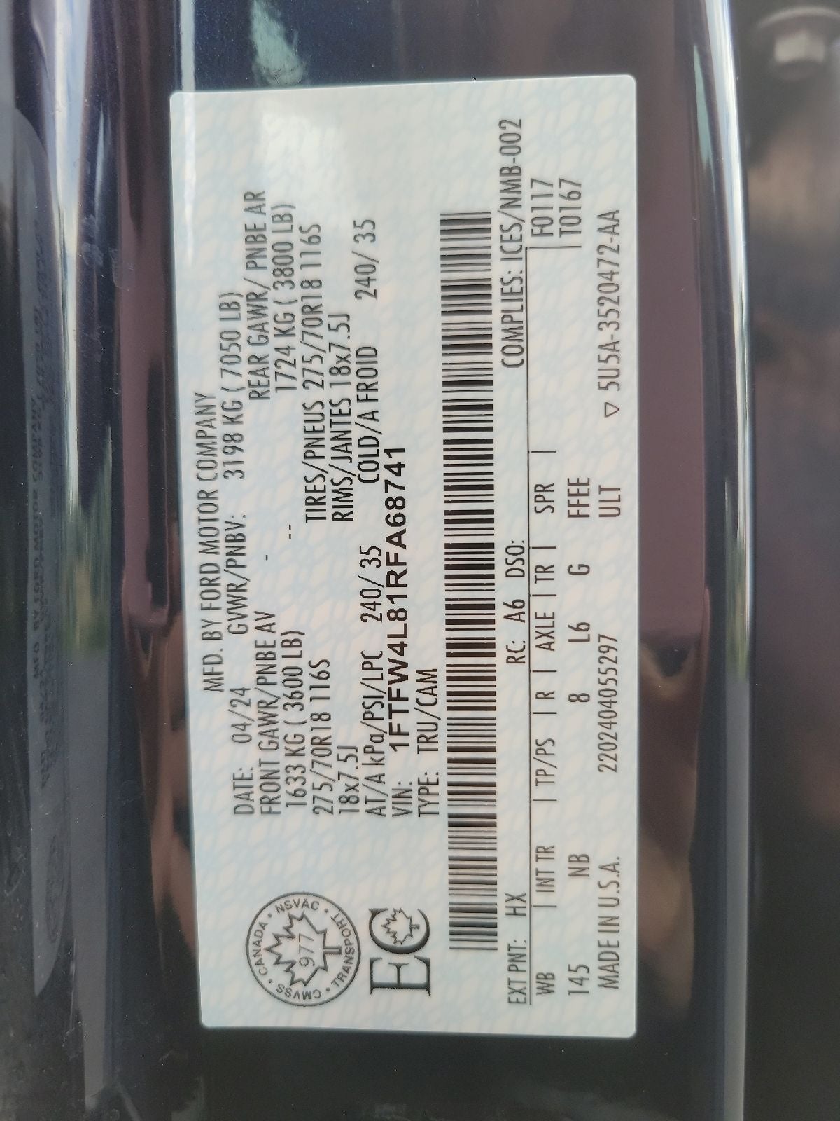 2024 Ford F-150 Tremor