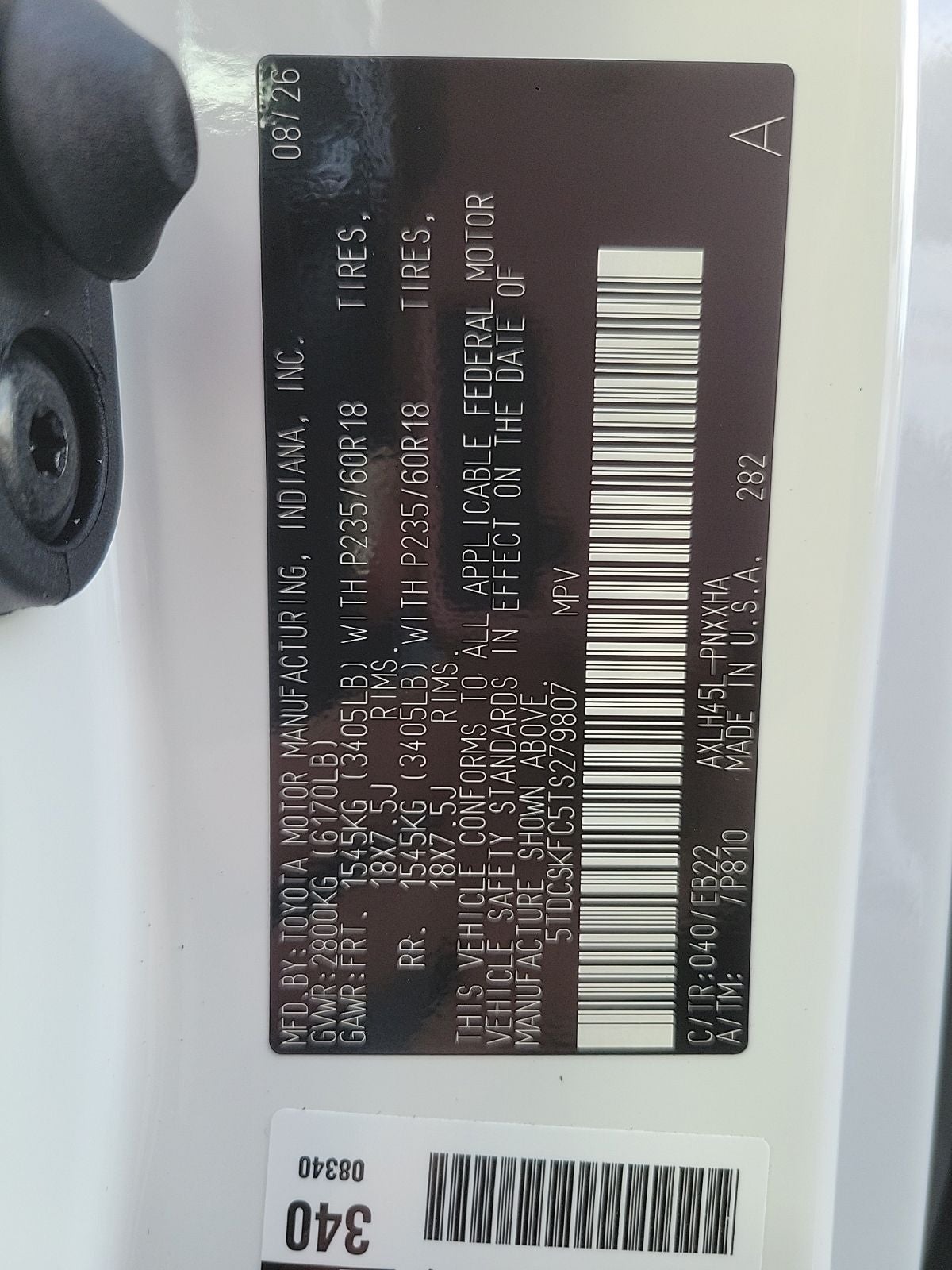 2026 Toyota Sienna Base