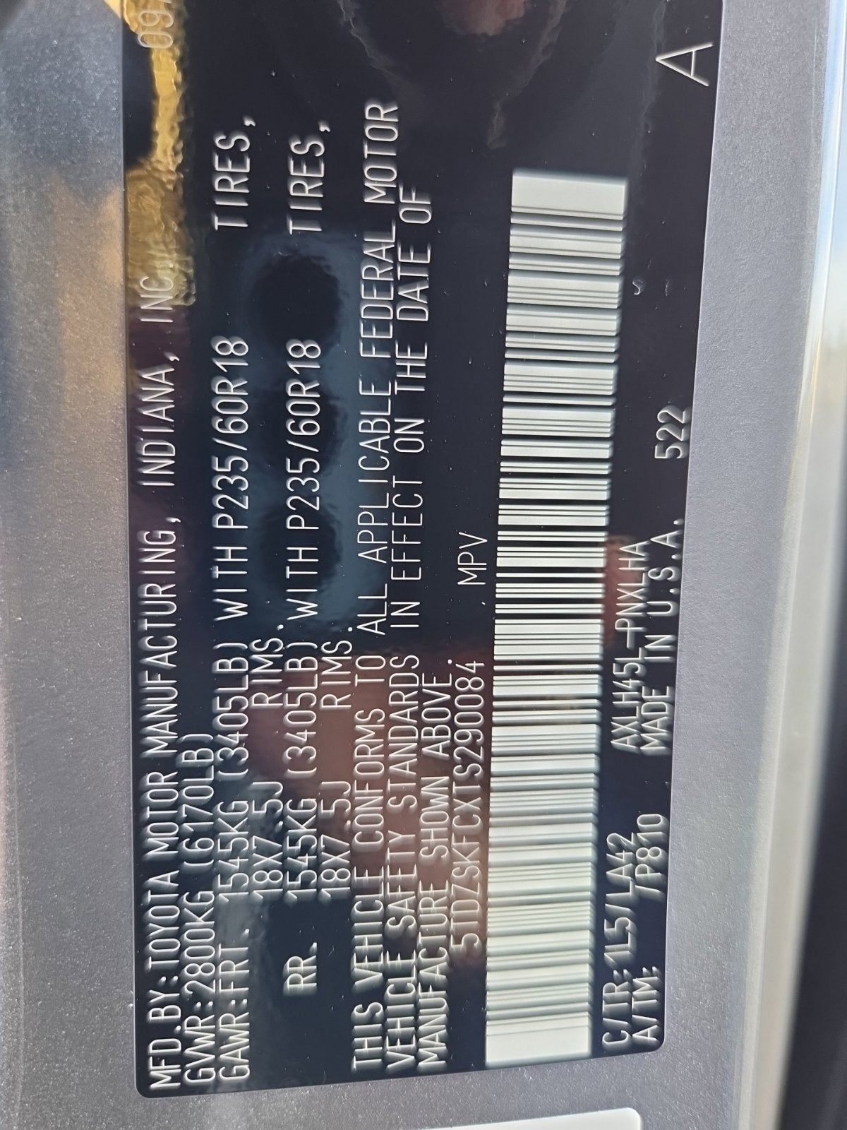 2026 Toyota Sienna Limited 7 Passenger