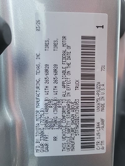 2026 Toyota Tundra 1794