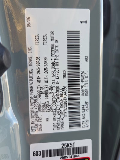 2026 Toyota Tundra Hybrid 1794 Edition