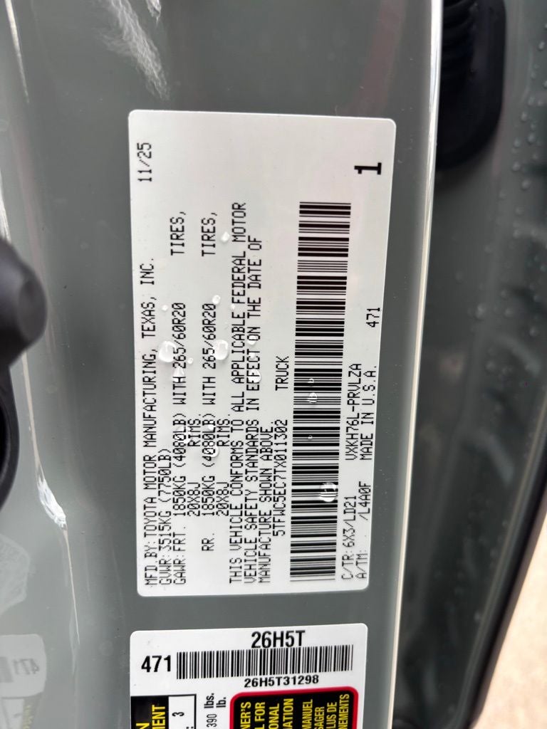 2026 Toyota Tundra Hybrid Limited