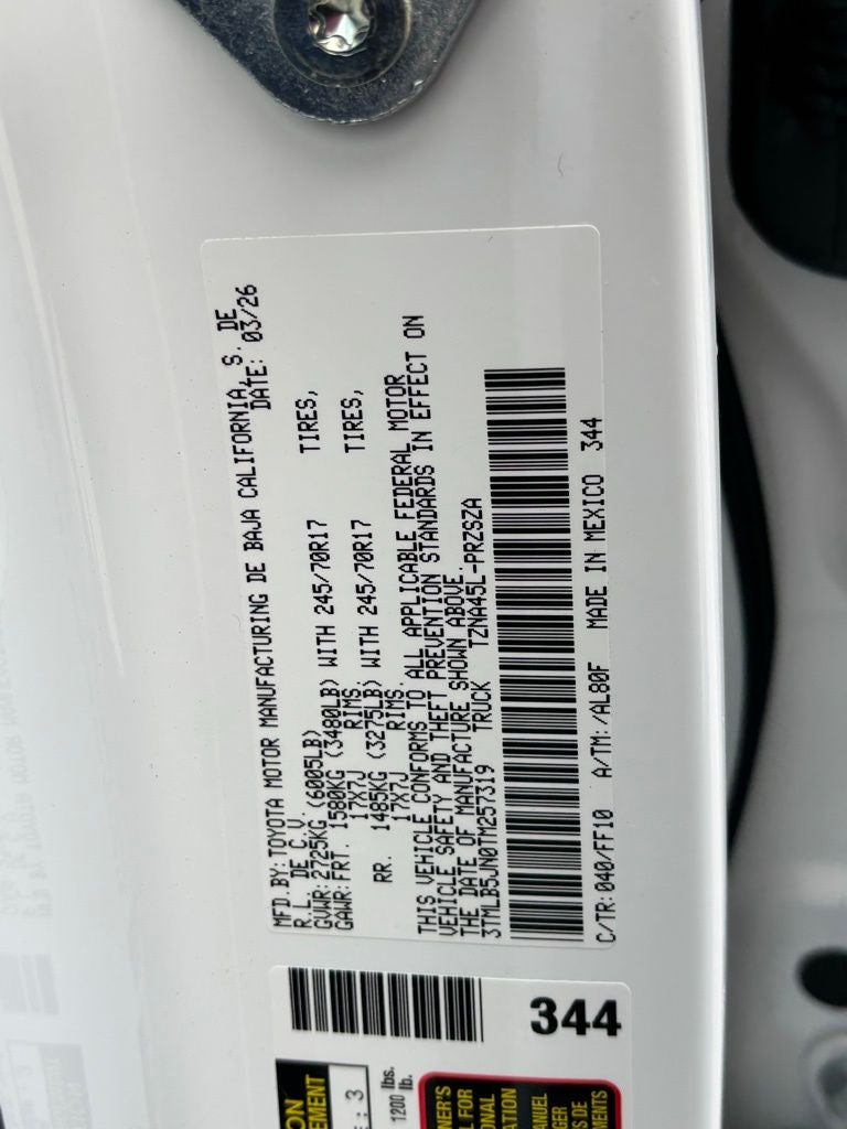 2026 Toyota Tacoma SR5