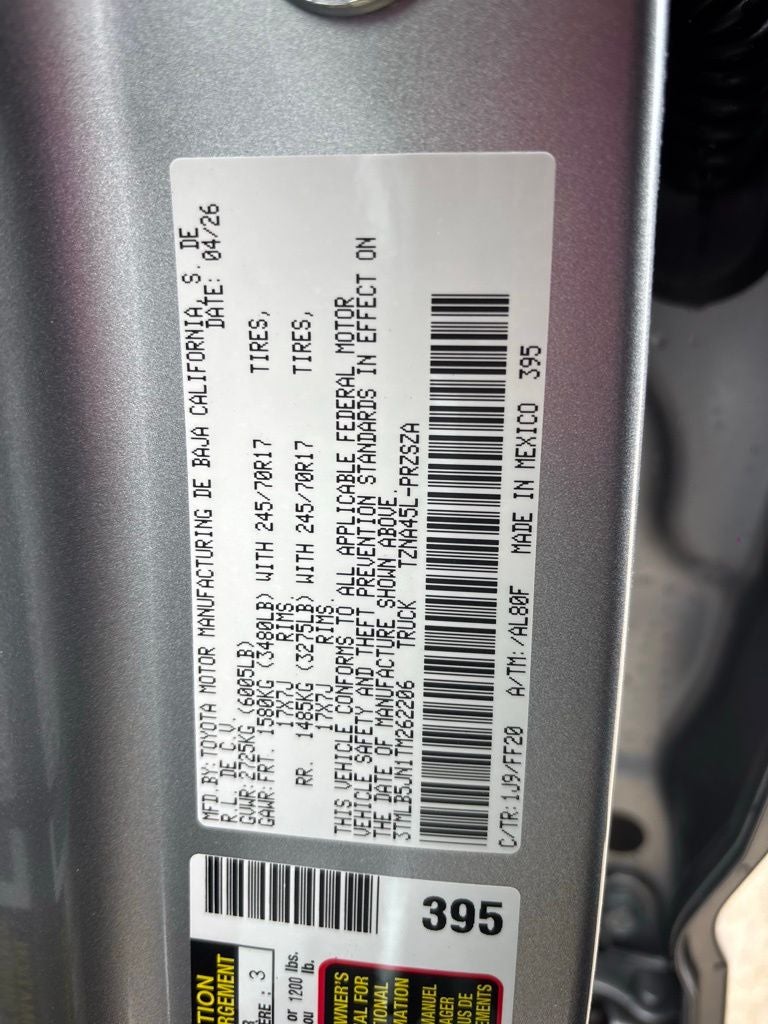 2026 Toyota Tacoma SR5
