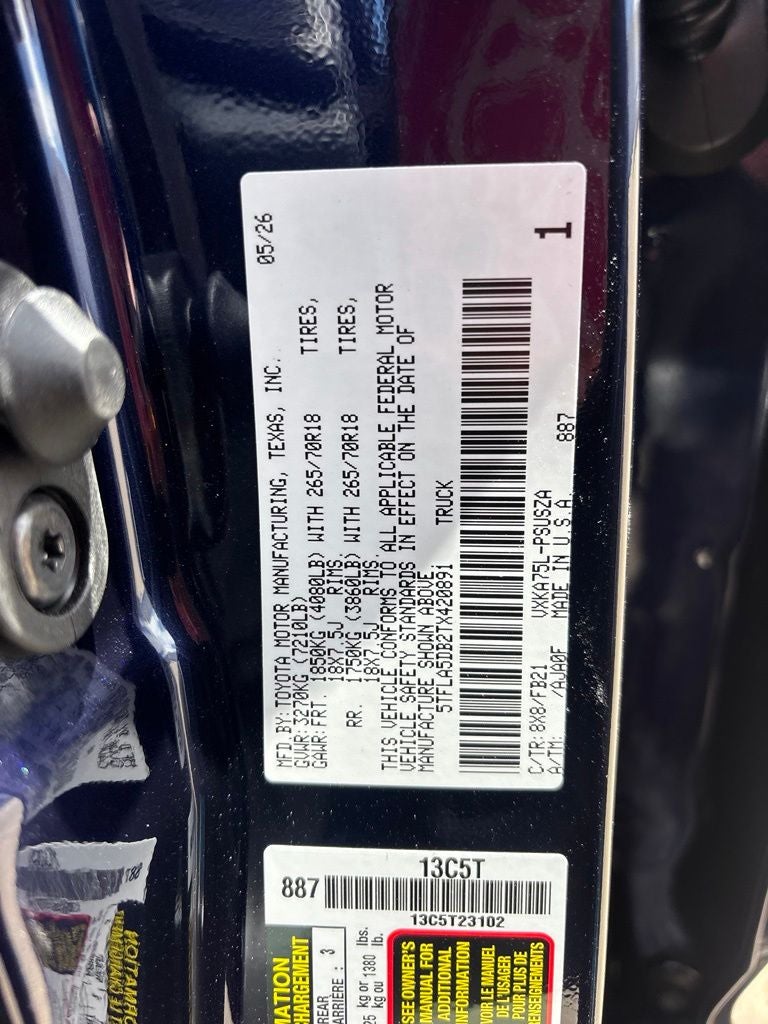 2026 Toyota Tundra SR5