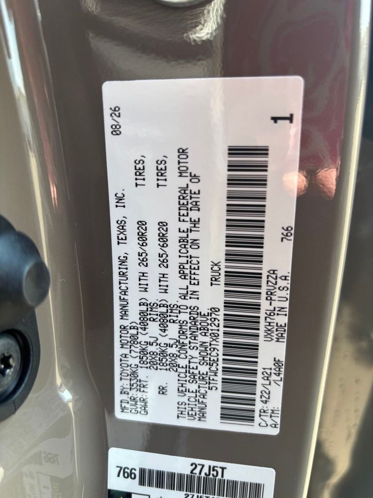2026 Toyota Tundra Hybrid Limited