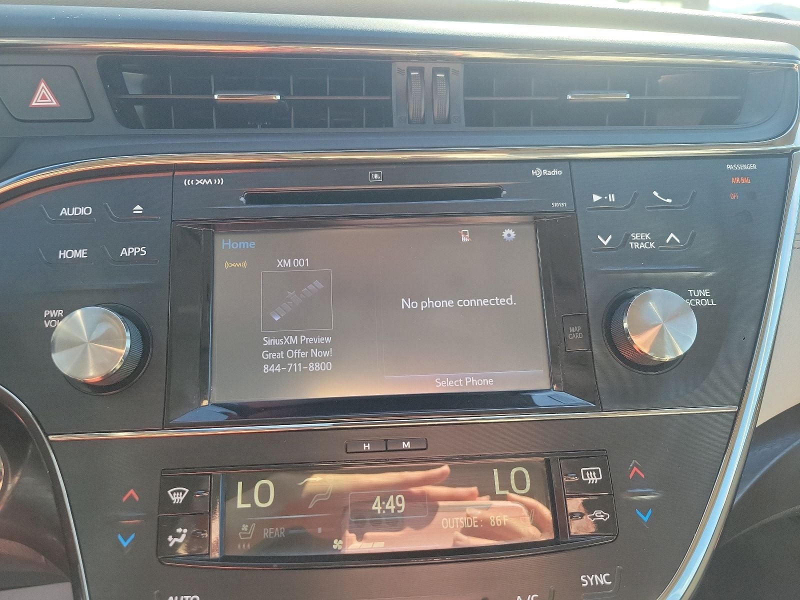 2016 Toyota Avalon Hybrid Base
